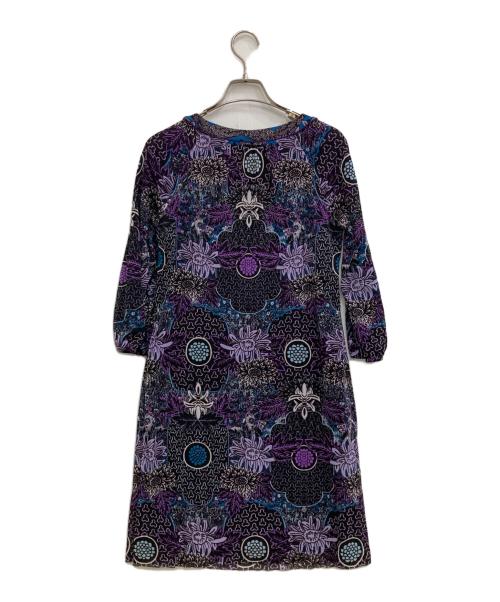 VIVIENNE TAM（ヴィヴィアンタム）VIVIENNE TAM (ヴィヴィアンタム) 総柄パワーネットチュニック パープル サイズ:SIZE Pの古着・服飾アイテム