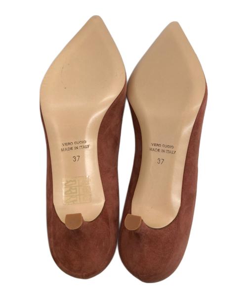 NEBULONIE（ネブローニ）NEBULONIE (ネブローニ) ポインテッドトゥスウェードパンプス ピンク サイズ:23.5の古着・服飾アイテム