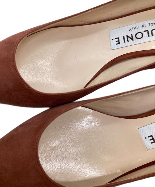 NEBULONIE（ネブローニ）NEBULONIE (ネブローニ) ポインテッドトゥスウェードパンプス ピンク サイズ:23.5の古着・服飾アイテム