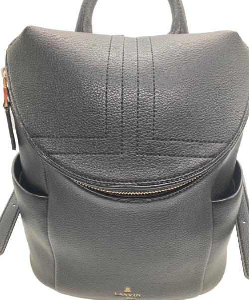 LANVIN en Bleu（ランバンオンブルー）LANVIN en Bleu (ランバンオンブルー) リュック ブラックの古着・服飾アイテム