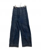JOHN LAWRENCE SULLIVANジョン ローレンス サリバン）の古着「wide denim pants」｜インディゴ