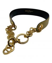 Salvatore Ferragamo（サルヴァトーレ フェラガモ）の古着「リングベルト」｜イエロー
