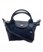 LONGCHAMPロンシャン）の古着「ショルダーバッグ」｜ネイビー