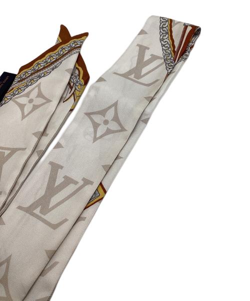 LOUIS VUITTON（ルイ ヴィトン）LOUIS VUITTON (ルイ ヴィトン) シルクスカーフ ブラウンの古着・服飾アイテム