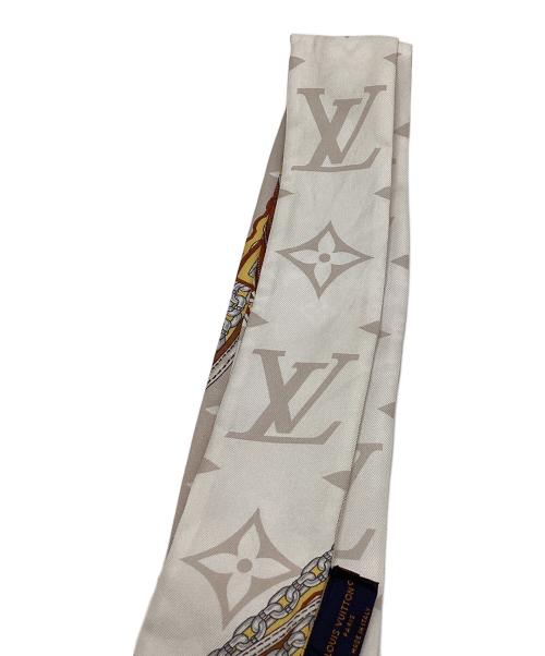 LOUIS VUITTON（ルイ ヴィトン）LOUIS VUITTON (ルイ ヴィトン) シルクスカーフ ブラウンの古着・服飾アイテム