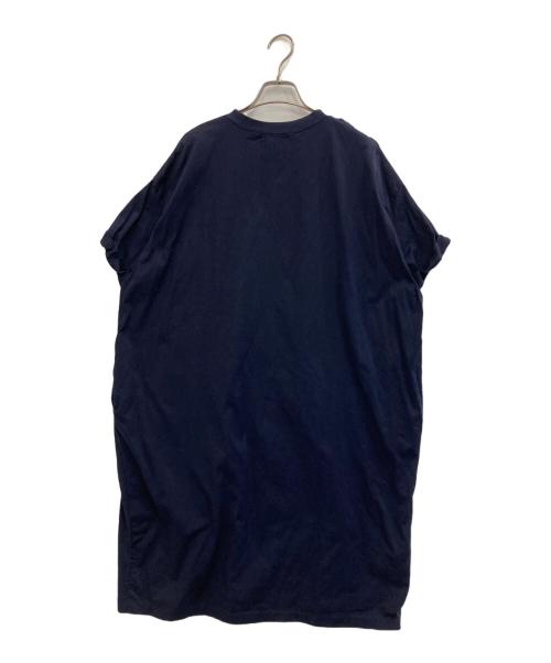 mizuiro-ind（ミズイロインド）mizuiro-ind (ミズイロインド) 半袖ワンピース ネイビー サイズ:表記無しの古着・服飾アイテム