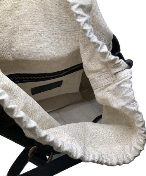 SLOW（スロウ）SLOW (スロウ) レザートートバッグ ブラックの古着・服飾アイテム