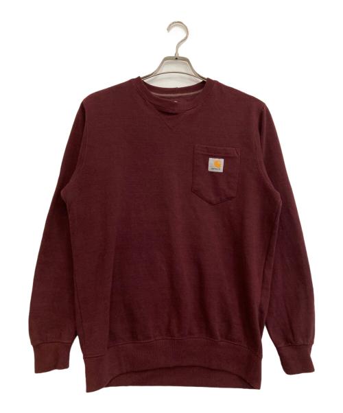 CarHartt（カーハート）CarHartt (カーハート) 裏起毛スウェット パープル サイズ:Mの古着・服飾アイテム