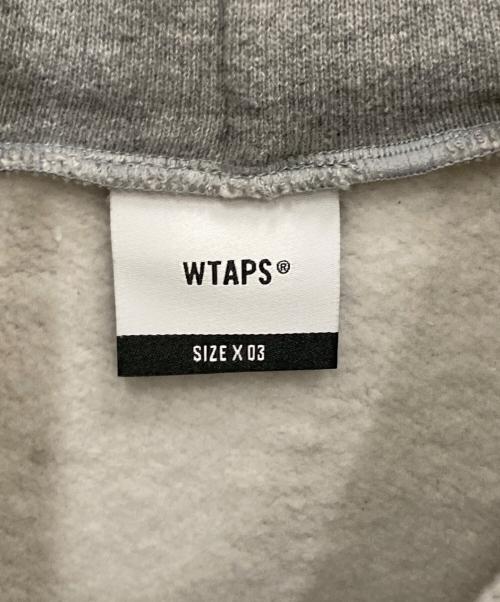 WTAPS（ダブルタップス）WTAPS (ダブルタップス) 裏起毛パーカー グレー サイズ:X03の古着・服飾アイテム