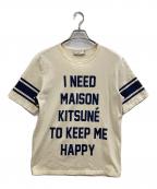 maison kitsuneメゾンキツネ）の古着「Tシャツ」｜クリーム