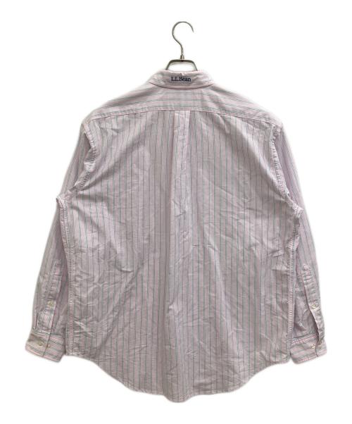 L.L.Bean（エルエルビーン）L.L.Bean (エルエルビーン) ストライプBDシャツ ピンク サイズ:Lの古着・服飾アイテム