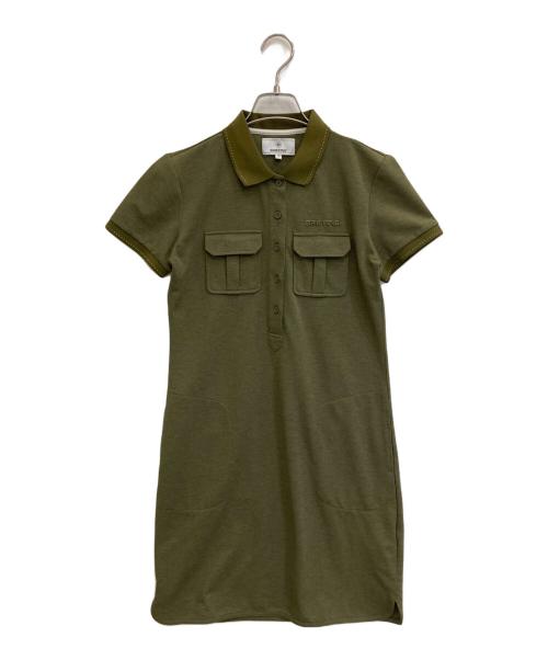 BRIEFING（ブリーフィング）BRIEFING (ブリーフィング) ポロシャツワンピース オリーブ サイズ:Ｓの古着・服飾アイテム