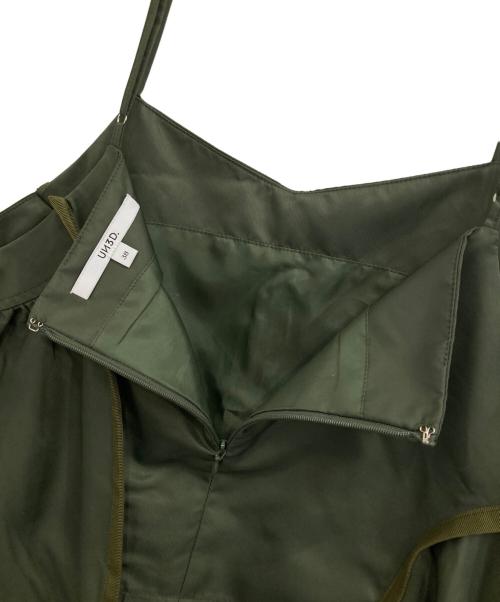 UN3D.（アンスリード）UN3D. (アンスリード) MA-1キャミソールビスチェ オリーブ サイズ:38の古着・服飾アイテム