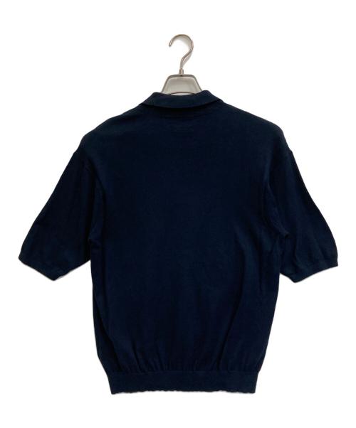 TOMORROW LAND（トゥモローランド）TOMORROW LAND (トゥモローランド) ニットポロシャツ ネイビー サイズ:Sの古着・服飾アイテム