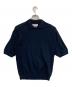 TOMORROW LAND（トゥモローランド）の古着「ニットポロシャツ」｜ネイビー