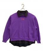 glamb×堀江瞬グラム×）の古着「Leopard Layered Sweat」｜パープル