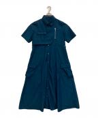 HAREハレ）の古着「シャツワンピース」｜ネイビー