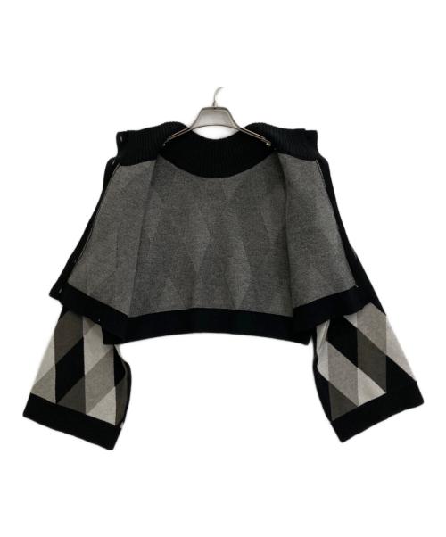 HARE（ハレ）HARE (ハレ) ショートカーディガン グレー サイズ:Fの古着・服飾アイテム