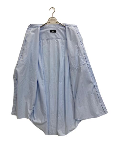 HARE（ハレ）HARE (ハレ) ロングZIPシャツ スカイブルー サイズ:Fの古着・服飾アイテム