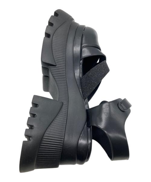 HARE（ハレ）HARE (ハレ) ボリュームソールサンダル ブラック サイズ:Ｍの古着・服飾アイテム