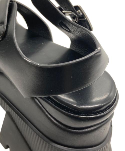 HARE（ハレ）HARE (ハレ) ボリュームソールサンダル ブラック サイズ:Ｍの古着・服飾アイテム