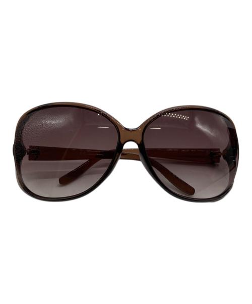 GUCCI（グッチ）GUCCI (グッチ) インターロッキングGハートサングラス ブラウン サイズ:62-13の古着・服飾アイテム