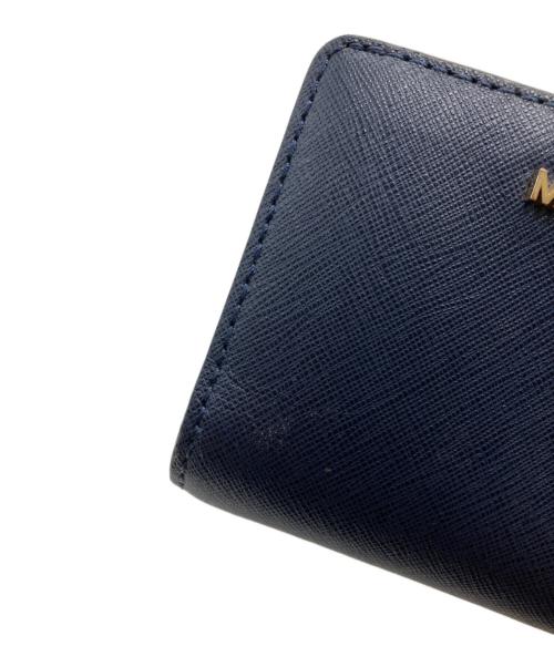 MICHAEL KORS（マイケル・コース）MICHAEL KORS (マイケルコース) 2つ折り財布 ネイビーの古着・服飾アイテム
