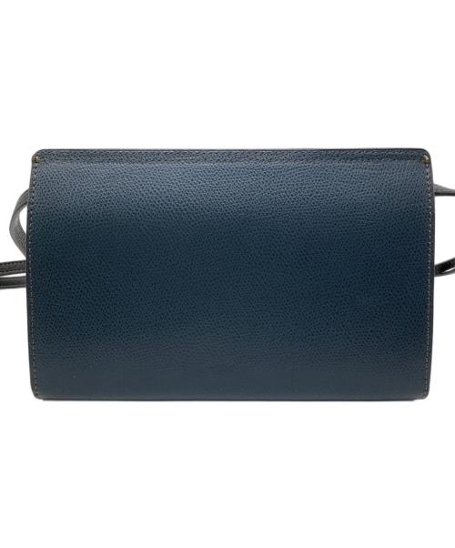 FURLA（フルラ）FURLA (フルラ) ショルダーウォレット ネイビー×レッドの古着・服飾アイテム