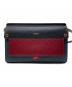 FURLA (フルラ) ショルダーウォレット ネイビー×レッド：5000円