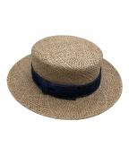 orSlow×cableamiオアスロウ×ケーブルアミ）の古着「ストローハット」｜ベージュ