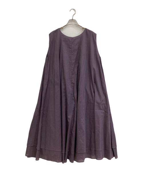 mizuiro-ind（ミズイロインド）mizuiro-ind (ミズイロインド) ノースリーブワンピース パープル サイズ:表記無しの古着・服飾アイテム