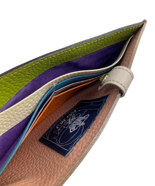 A.D.M.J.（エーディーエムジェイ）A.D.M.J. (エーディーエムジェイ) ear PAPILLONNER (イアパピヨネ) 長財布 ブラウンの古着・服飾アイテム