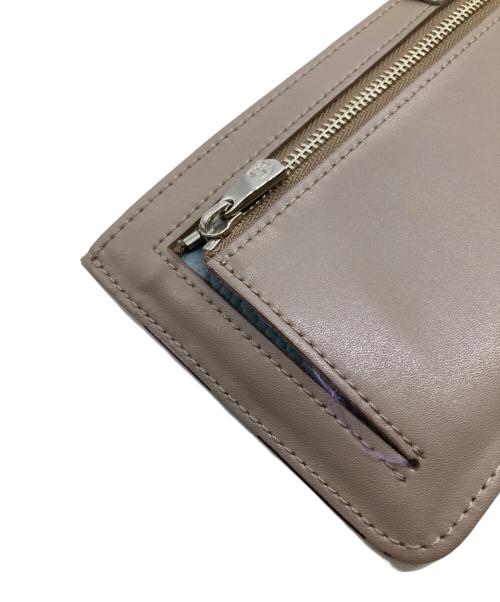 A.D.M.J.（エーディーエムジェイ）A.D.M.J. (エーディーエムジェイ) ear PAPILLONNER (イアパピヨネ) 長財布 ブラウンの古着・服飾アイテム