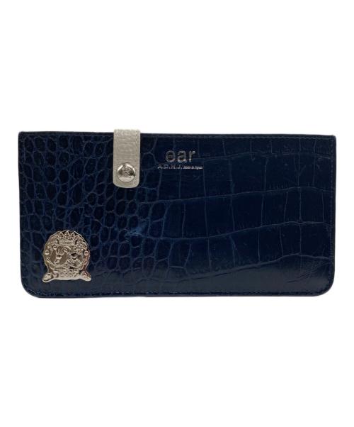ear PAPILLONNER（イアパピヨネ）ear PAPILLONNER (イアパピヨネ) A.D.M.J (エーディーエムジェイ) 長財布 ネイビーの古着・服飾アイテム