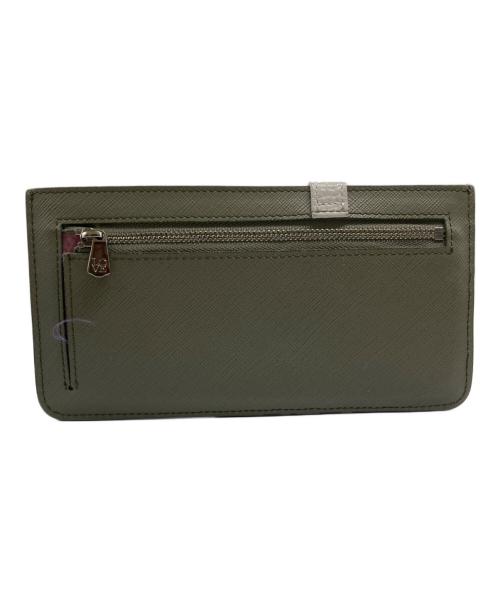 ear PAPILLONNER（イアパピヨネ）ear PAPILLONNER (イアパピヨネ) A.D.M.J (エーディーエムジェイ) 長財布 ネイビーの古着・服飾アイテム