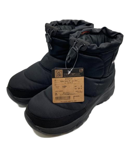 THE NORTH FACE（ザ ノース フェイス）THE NORTH FACE (ザ ノース フェイス) Nuptse Bootie WP Logo Short ブラック サイズ:24.0cmの古着・服飾アイテム