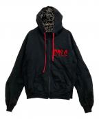 CVTVLISTカタリスト）の古着「ジップパーカー」｜ブラック