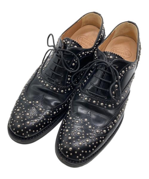 Church’s（チャーチ）Church’s (チャーチ) スタッズドレスシューズ ブラック サイズ:SIZE 35 1/2の古着・服飾アイテム