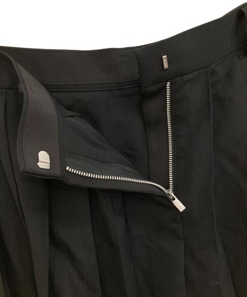 sacai（サカイ）sacai (サカイ) LAYERED PLEATS SKIRT ブラック サイズ:1の古着・服飾アイテム