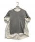 sacai（サカイ）の古着「Cotton T-Shirt ストライプ切替Tシャツ」｜グレー
