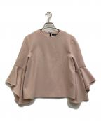 YOKO CHANヨーコチャン）の古着「フレアスリーブトップス」｜ピンク