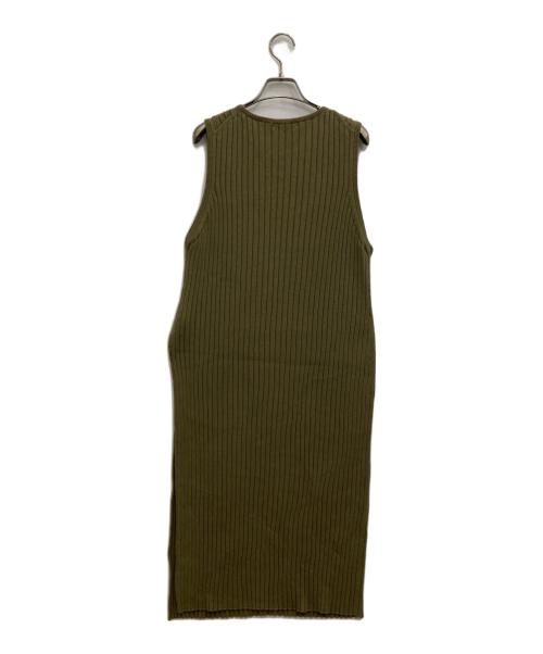 Plage（プラージュ）Plage (プラージュ) ノースリーブニットワンピース ブラウン サイズ:-の古着・服飾アイテム