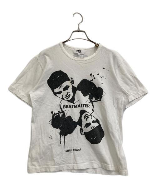 eYe COMME des GARCONS JUNYAWATANABE MAN（アイ コム デ ギャルソン ジュンヤ ワタナベ マン）eYe COMME des GARCONS JUNYAWATANABE MAN (アイ コム デ ギャルソン ジュンヤ ワタナベ マン) ボクサープリントTシャツ ホワイト サイズ:Sの古着・服飾アイテム