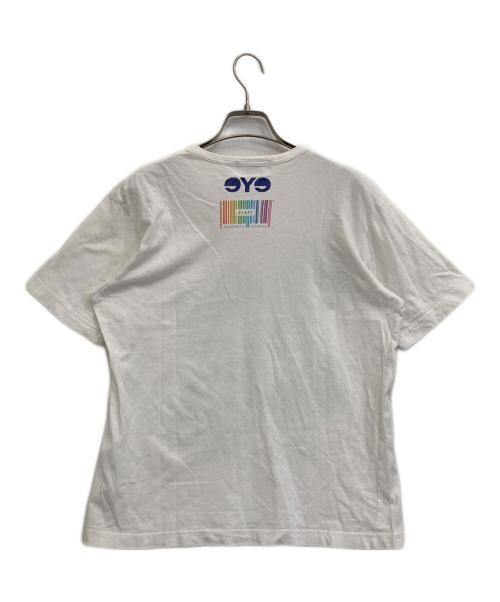 eYe COMME des GARCONS JUNYAWATANABE MAN（アイ コム デ ギャルソン ジュンヤ ワタナベ マン）eYe COMME des GARCONS JUNYAWATANABE MAN (アイ コム デ ギャルソン ジュンヤ ワタナベ マン) ボクサープリントTシャツ ホワイト サイズ:Sの古着・服飾アイテム