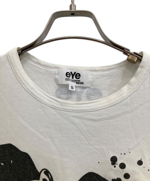 eYe COMME des GARCONS JUNYAWATANABE MAN（アイ コム デ ギャルソン ジュンヤ ワタナベ マン）eYe COMME des GARCONS JUNYAWATANABE MAN (アイ コム デ ギャルソン ジュンヤ ワタナベ マン) ボクサープリントTシャツ ホワイト サイズ:Sの古着・服飾アイテム