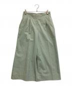 BERNARD ZINSベルナール ザンス）の古着「ワイドパンツ」｜グリーン