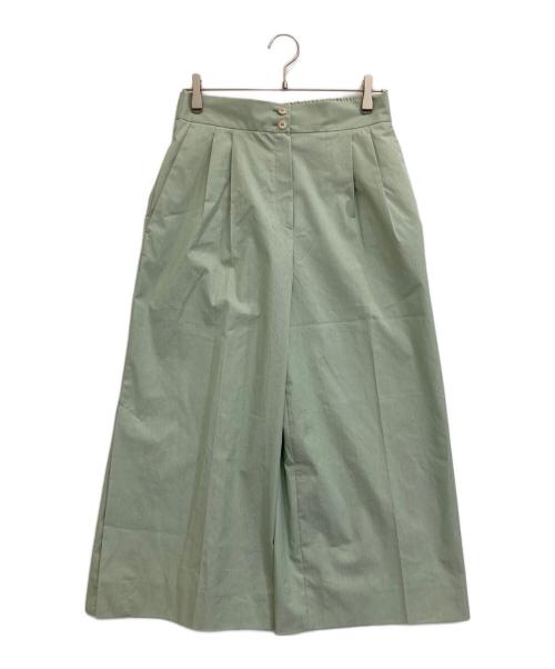 BERNARD ZINS（ベルナール ザンス）BERNARD ZINS (ベルナール ザンス) ワイドパンツ グリーン サイズ:Mの古着・服飾アイテム