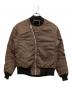 LAD MUSICIAN（ラッドミュージシャン）の古着「フライトジャケット」｜ブラウン