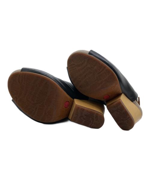 CAMPER（カンペール）CAMPER (カンペール) ウェッジソールサンダル ブラック サイズ:35の古着・服飾アイテム