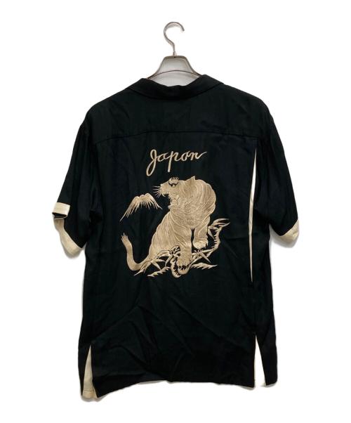 東洋エンタープライズ（トウヨウエンタープライズ）東洋エンタープライズ (トウヨウエンタープライズ) SUKA BOWLING SHIRT ブラック サイズ:XLの古着・服飾アイテム